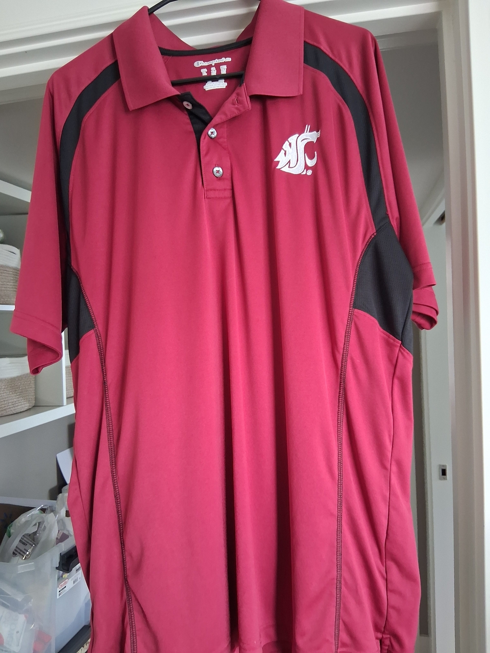 WSU Cougars Men's Embroidered Polo Size Xl